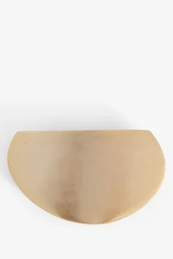 Klein goudkleurig zwevend messing plankje