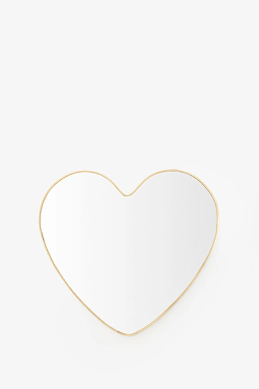 Kleine gouden hartjes spiegel