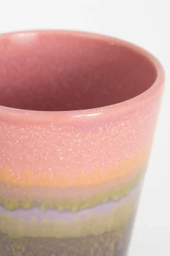 Koffiemokken roze groen