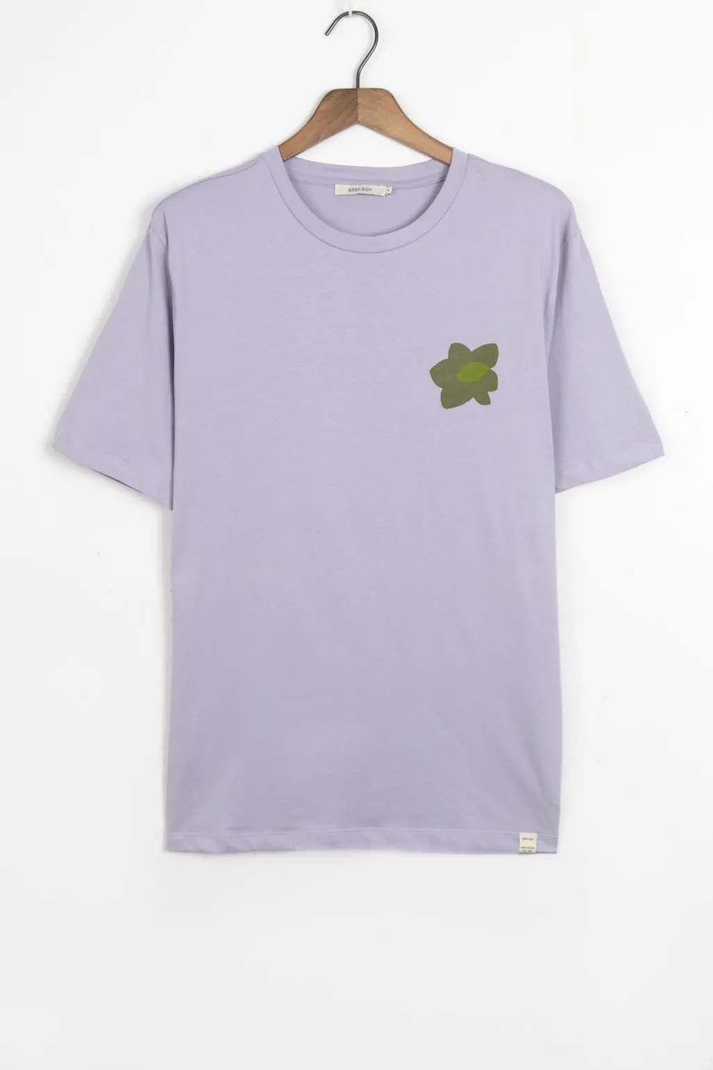 Lavendel T-shirt met artwork