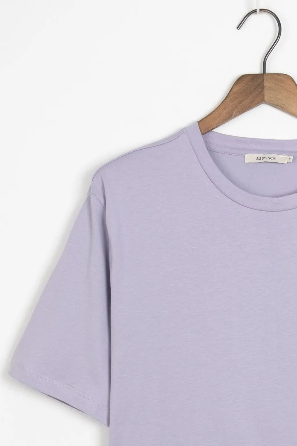 Lavendel T-shirt met artwork