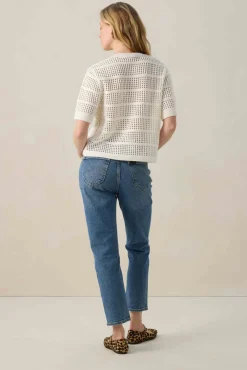 LEE blauwe high waist mom jeans