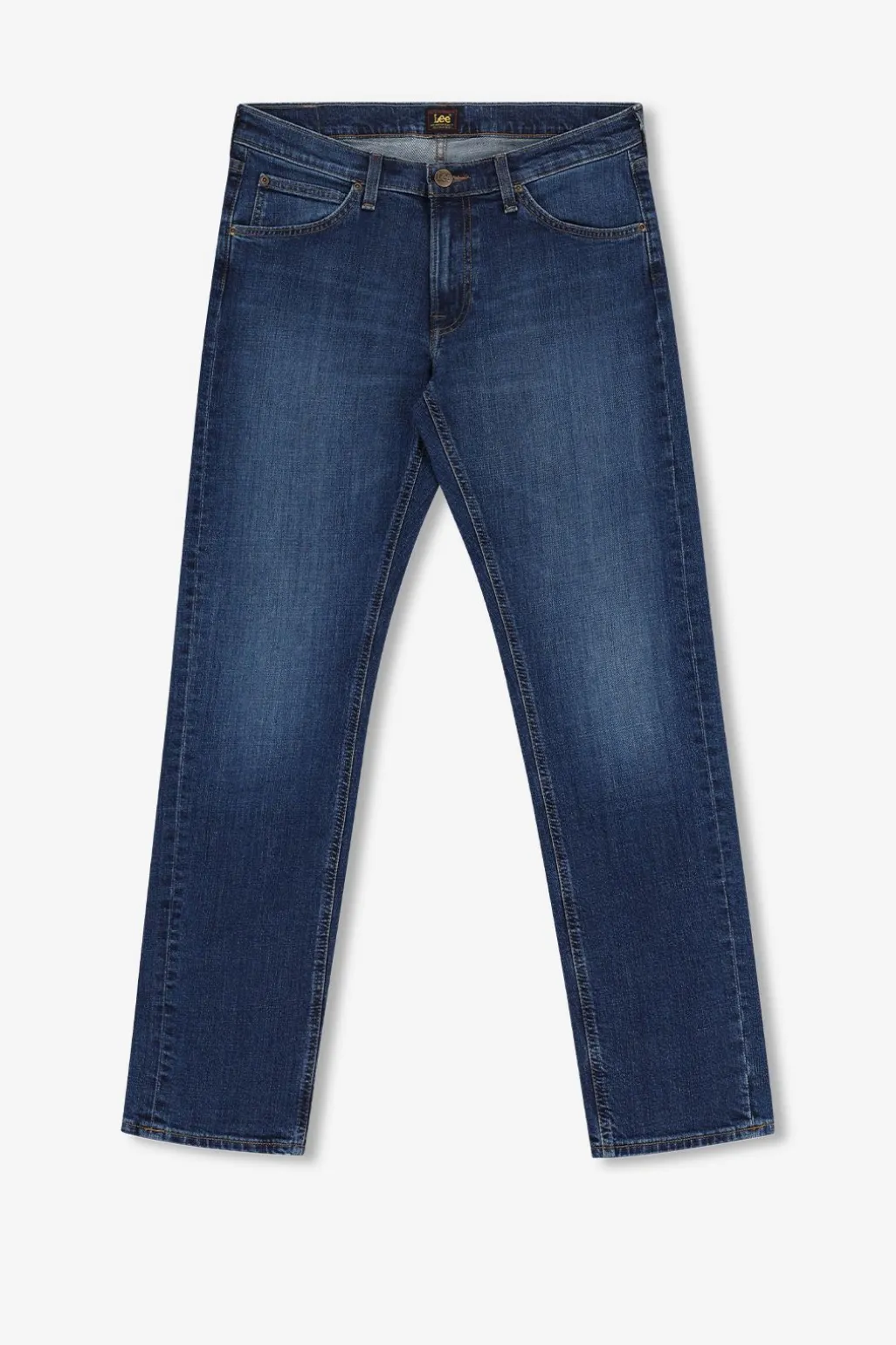 LEE blauwe mid-rise straight fit jeans