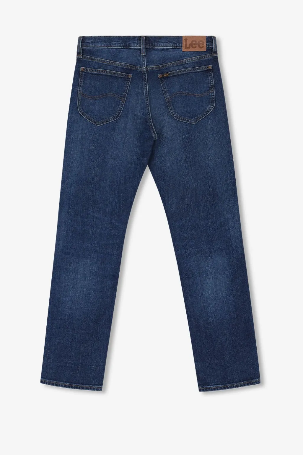 LEE blauwe mid-rise straight fit jeans