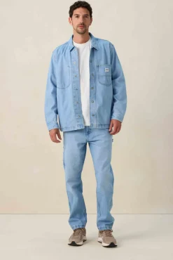 LEE Carpenter lichtblauwe mid-rise loose fit jeans
