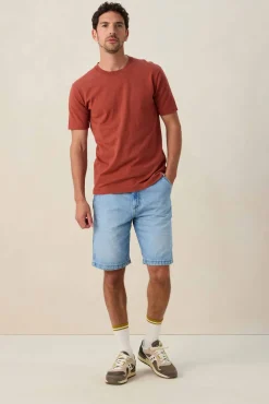 LEE lichtblauwe loose fit denim short