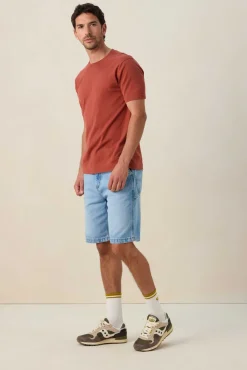 LEE lichtblauwe loose fit denim short