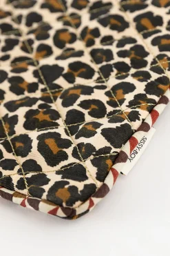 Leopard print pannenlap