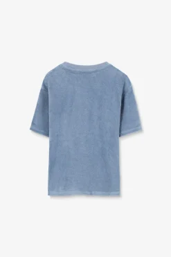 Lichtblauw badstof T-shirt