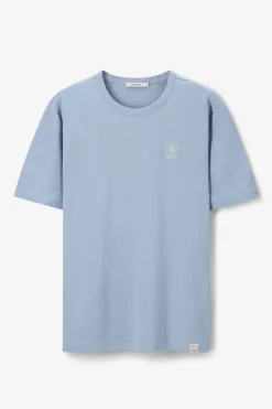 Lichtblauw T-shirt met artwork