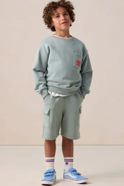 Lichtblauwe cargo short