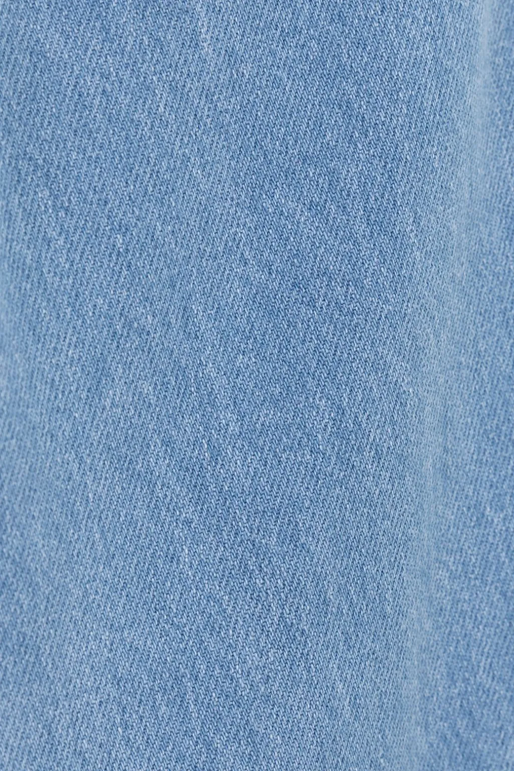 Lichtblauwe denim pull on broek met aantrekkoorden