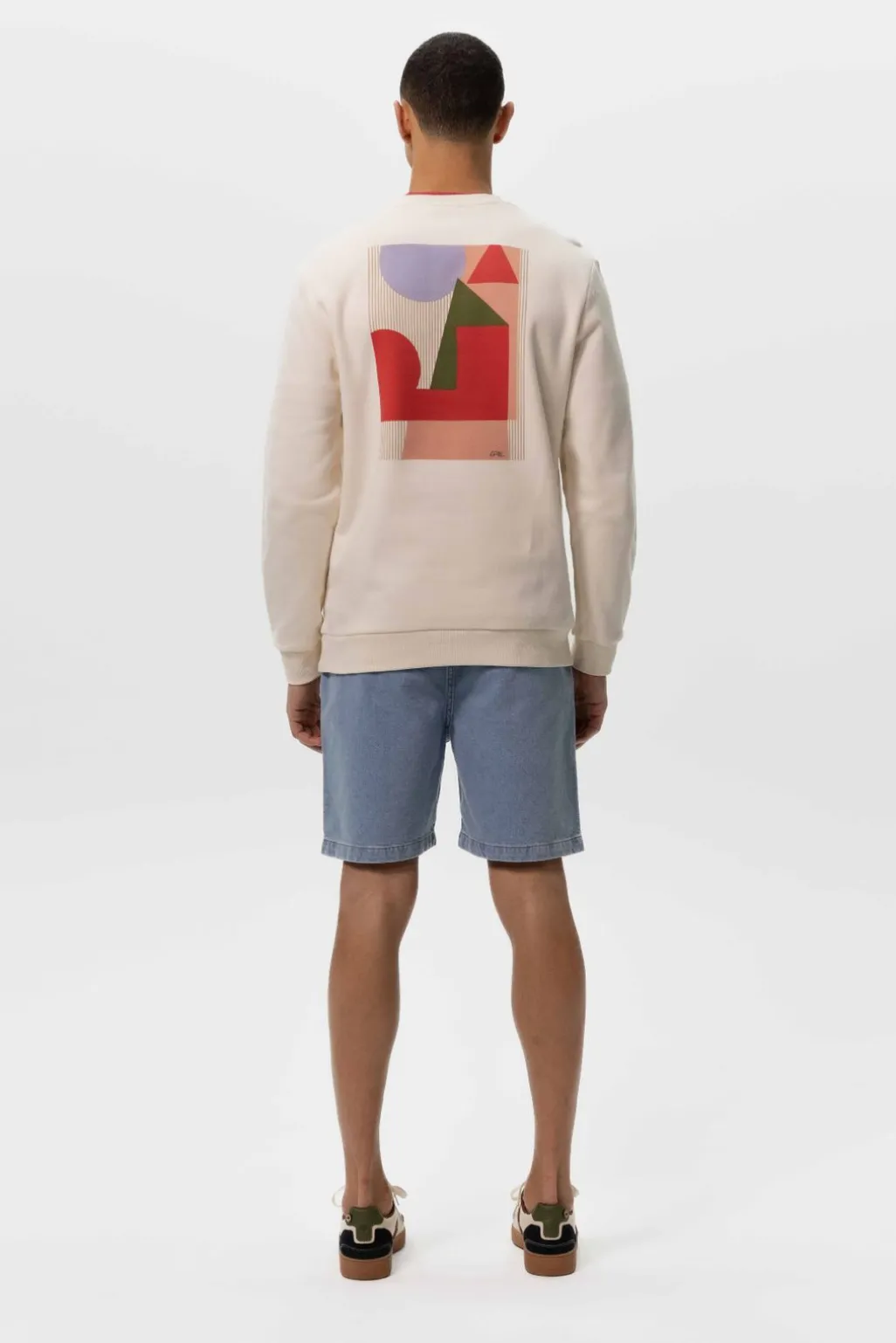 Lichtblauwe denim shorts