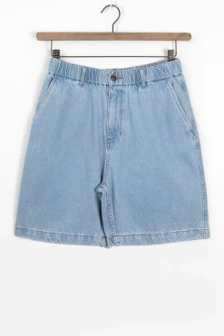 Lichtblauwe denim shorts