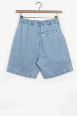 Lichtblauwe denim shorts