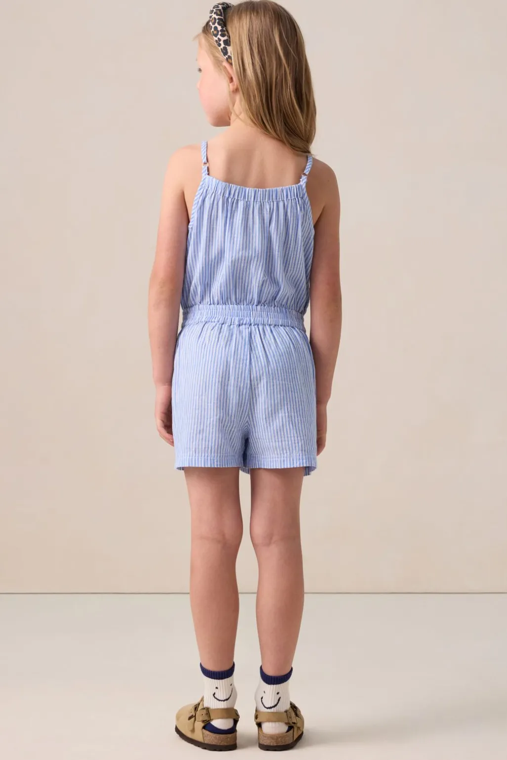 Lichtblauwe playsuit