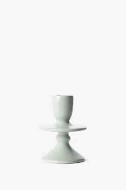 Lichtblauwe ruffle kandelaar small