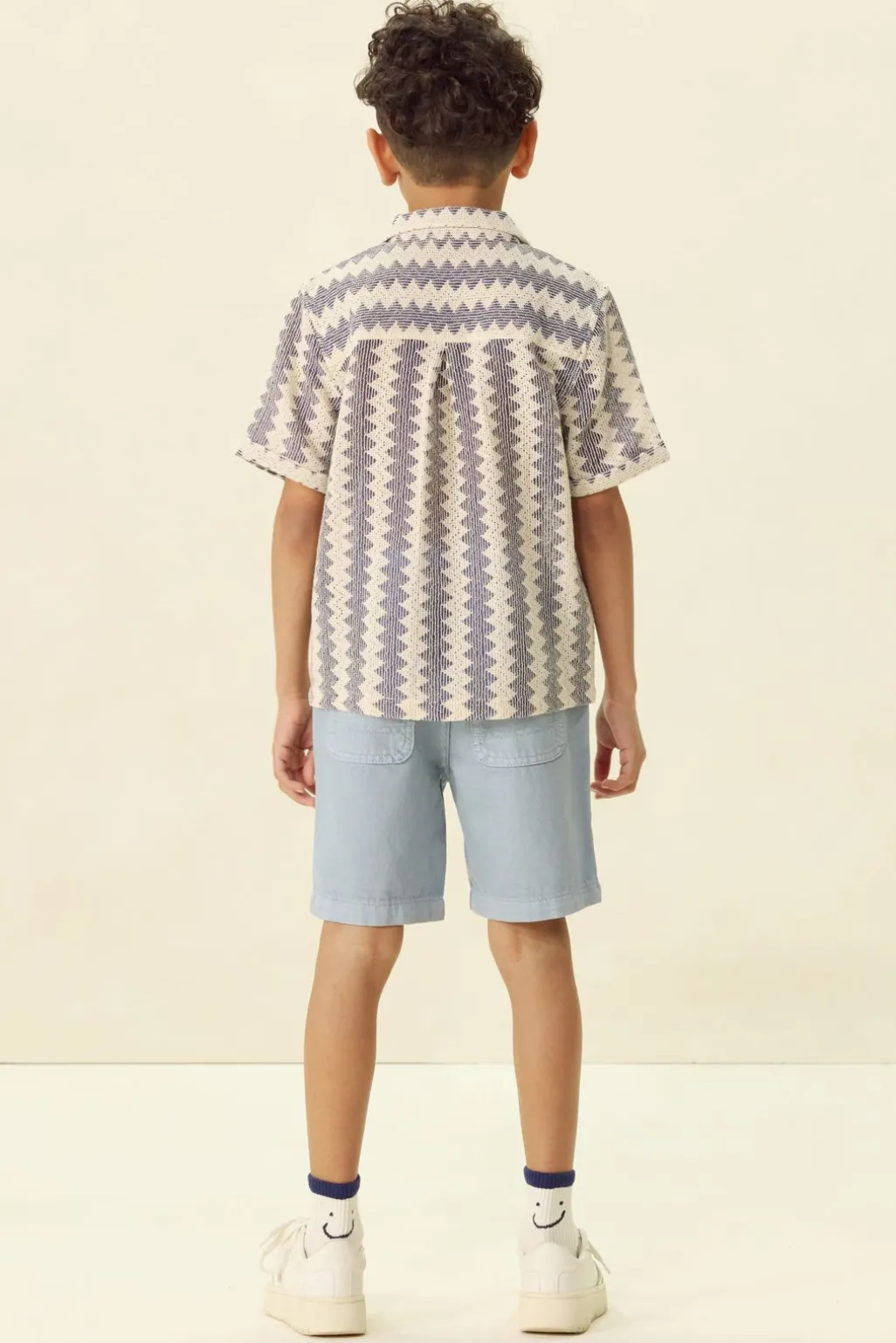 Lichtblauwe short