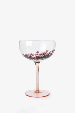 Lichtbruine champagneglazen scallop met leopard print