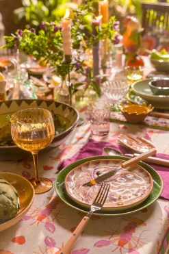Lichtbruine champagneglazen scallop