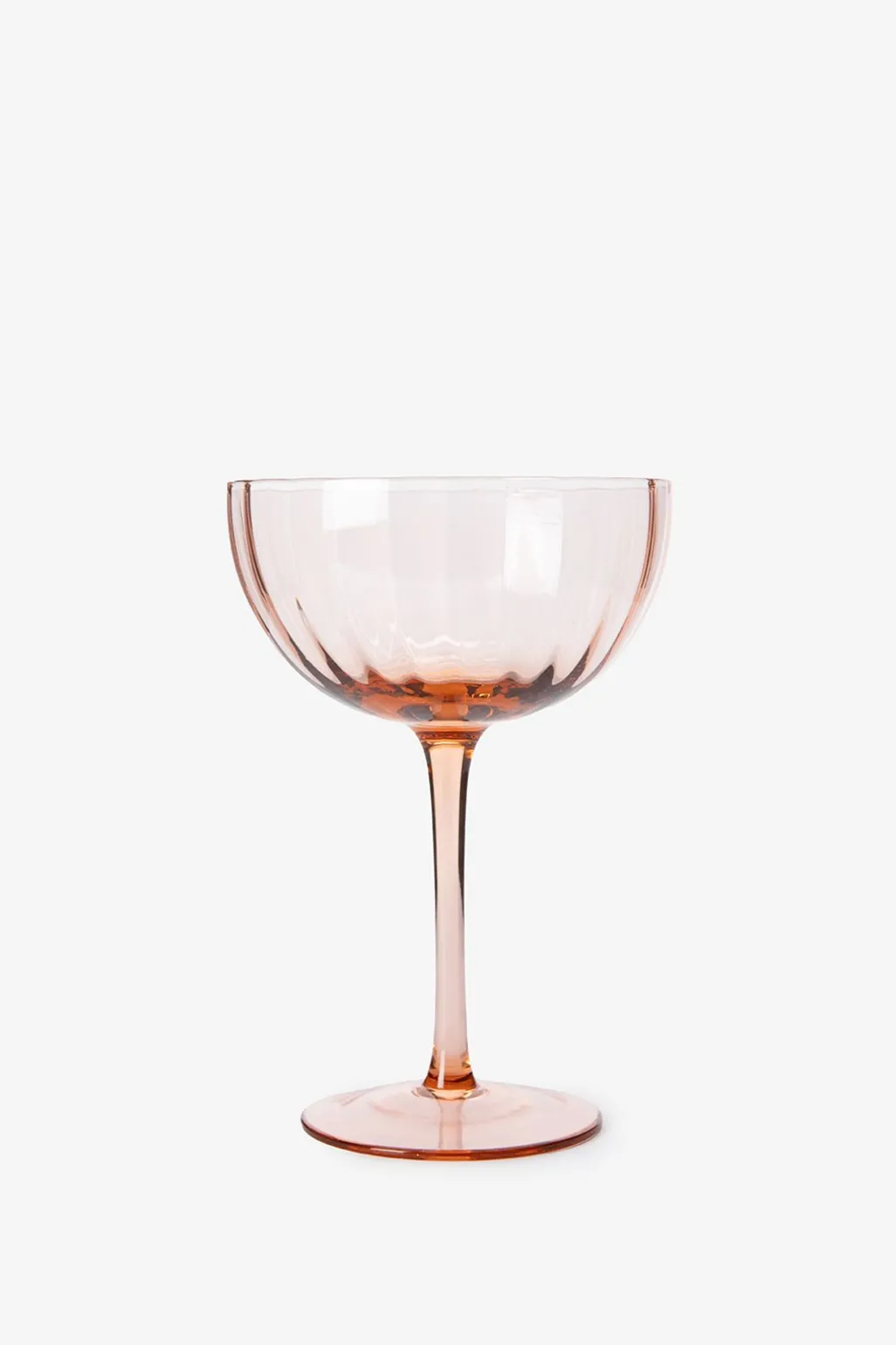 Lichtbruine champagneglazen scallop