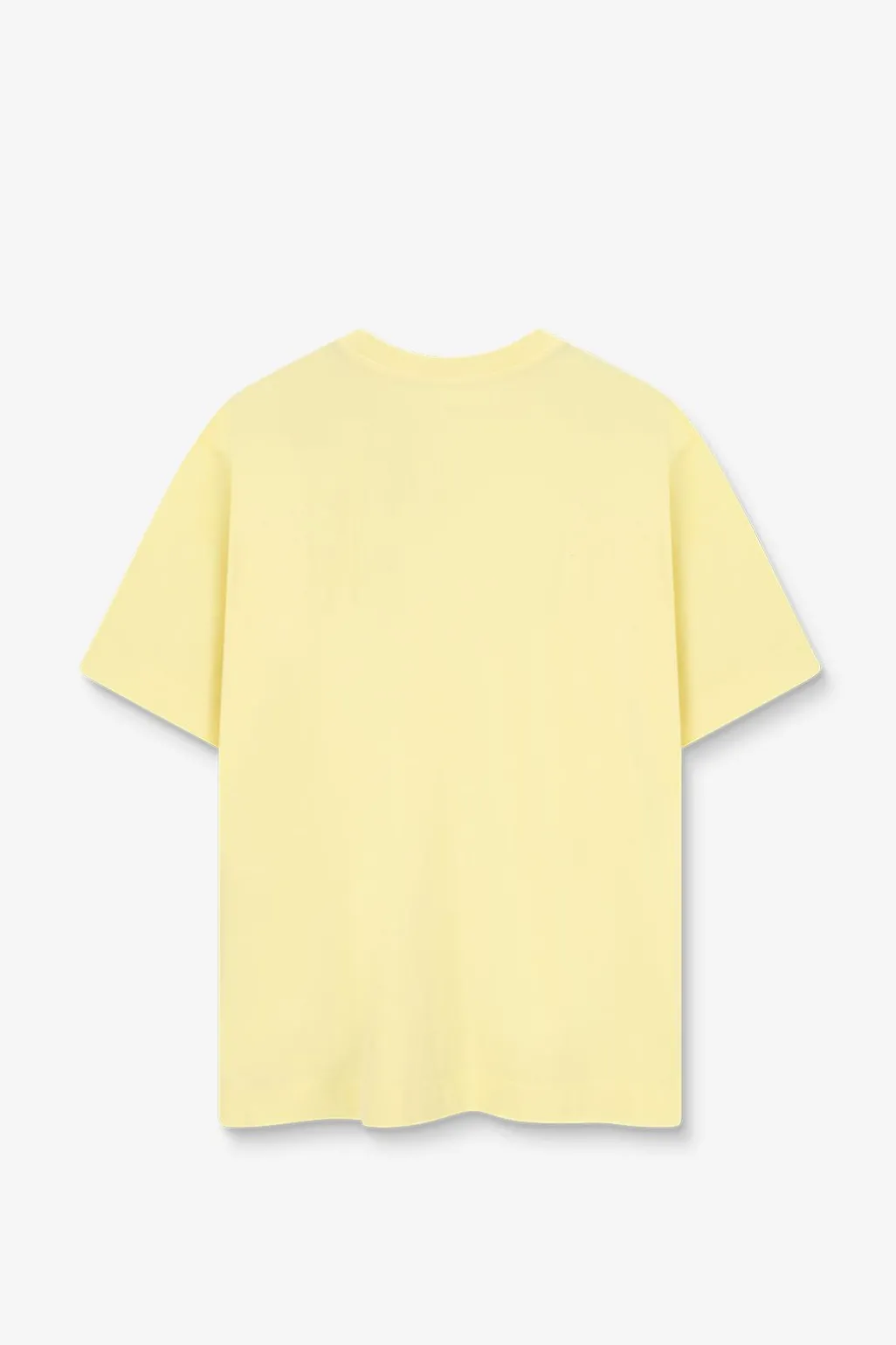 Lichtgeel boxy T-shirt