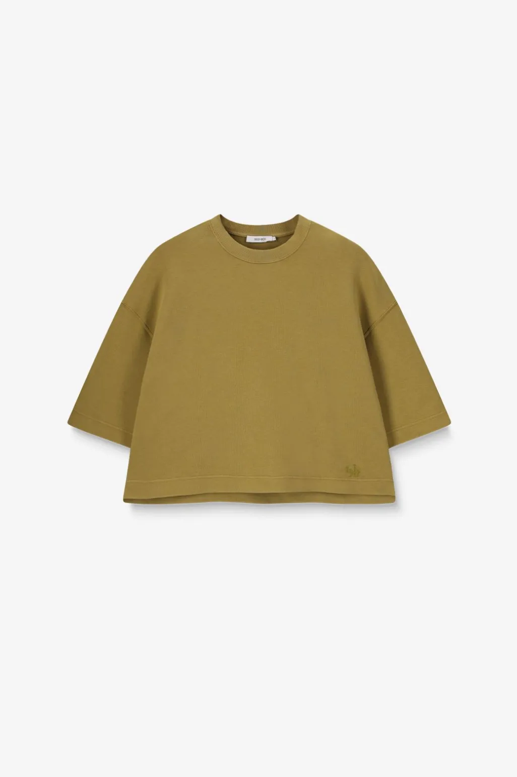 Lichtgroen boxy sweater