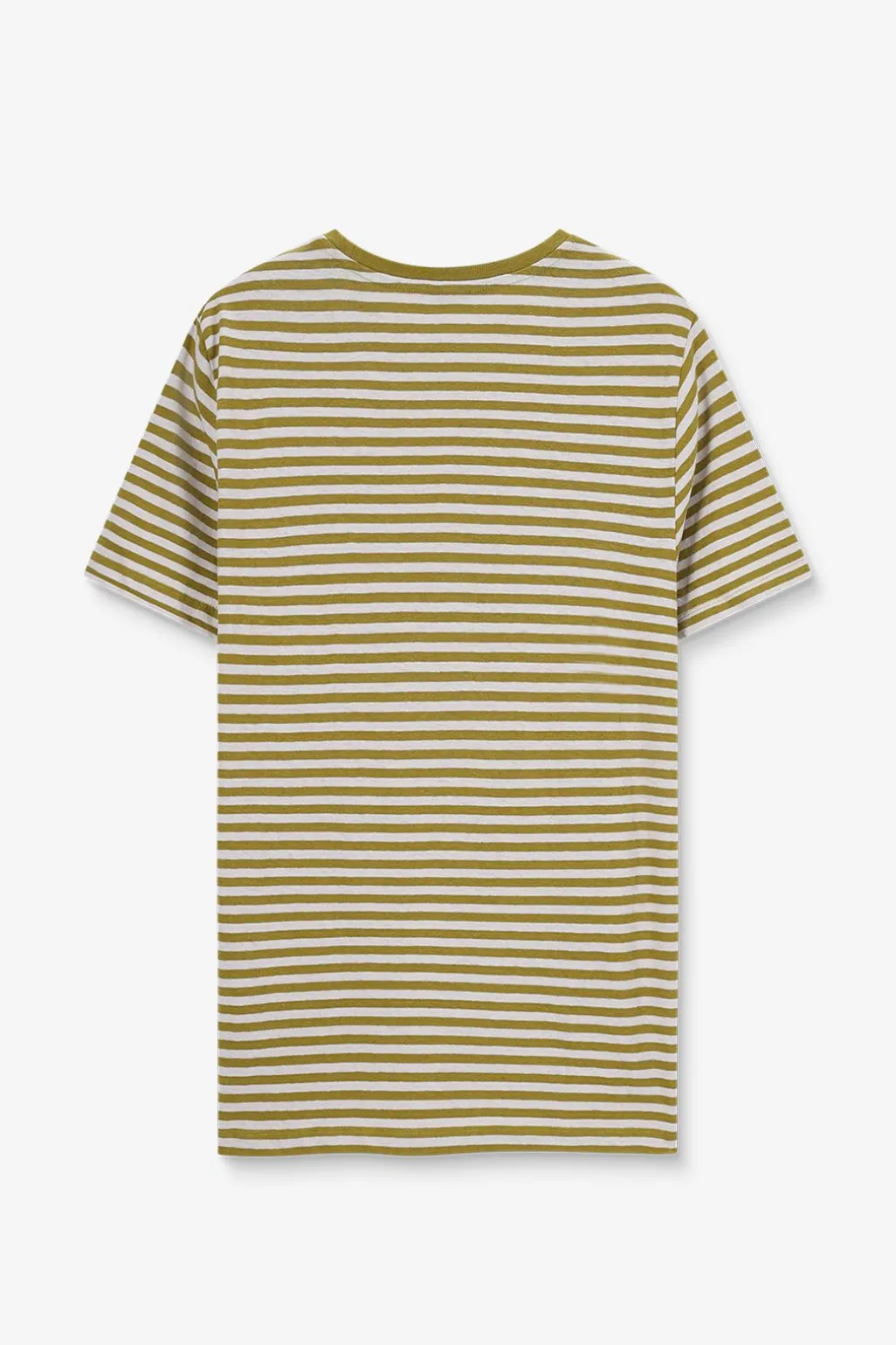 Lichtgroen gestreept T-shirt