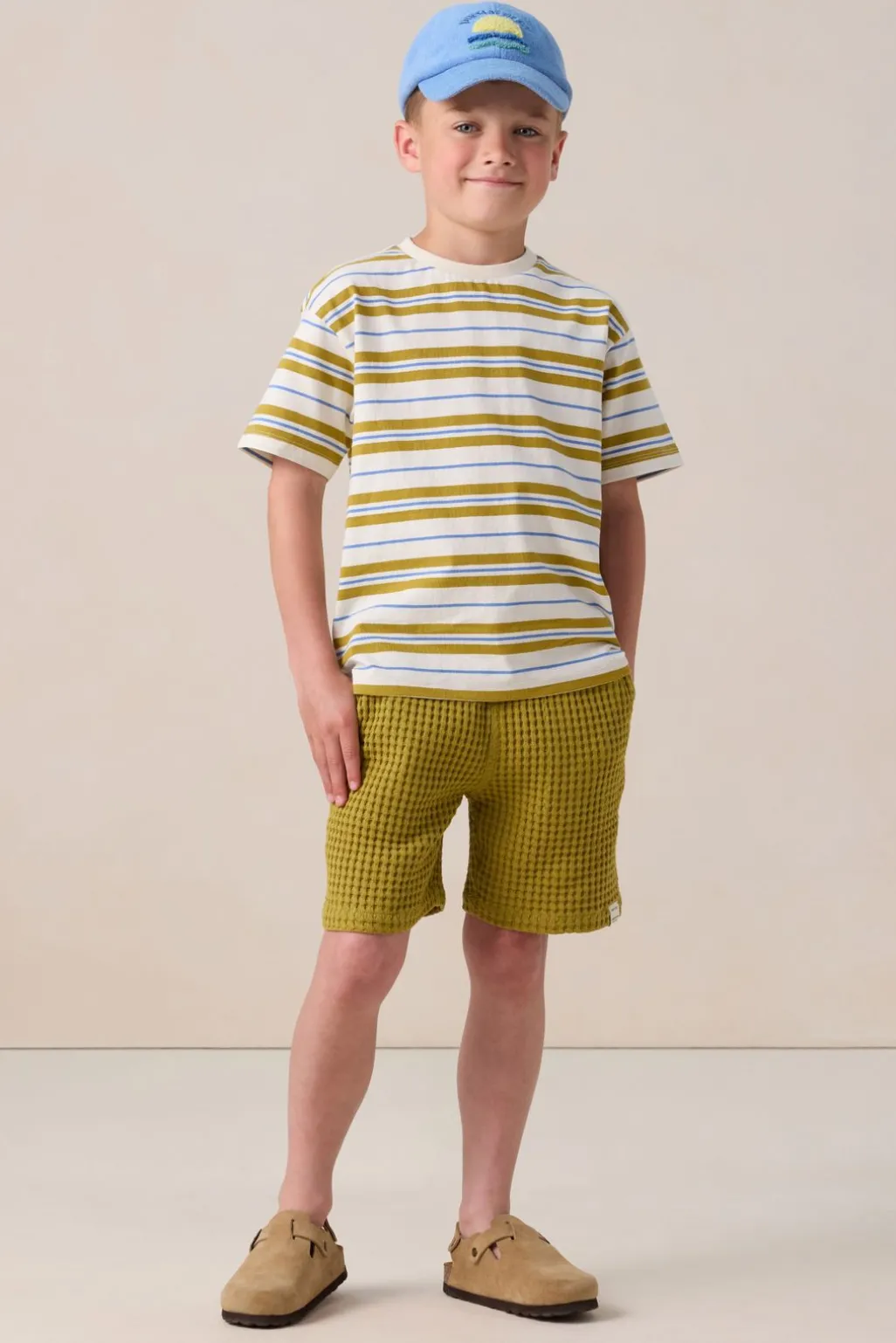 Lichtgroen oversized T-shirt