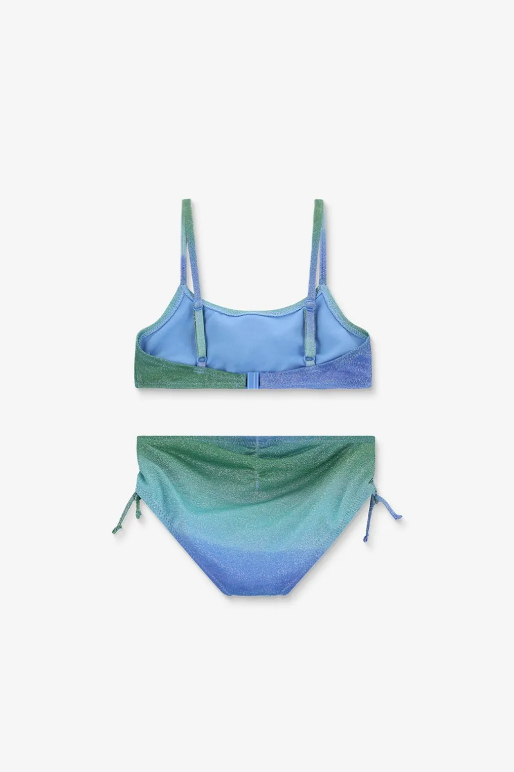 Lichtgroene bikini met glitter