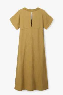 Lichtgroene kaftan maxi jurk