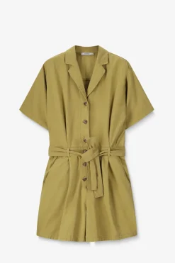 Lichtgroene playsuit