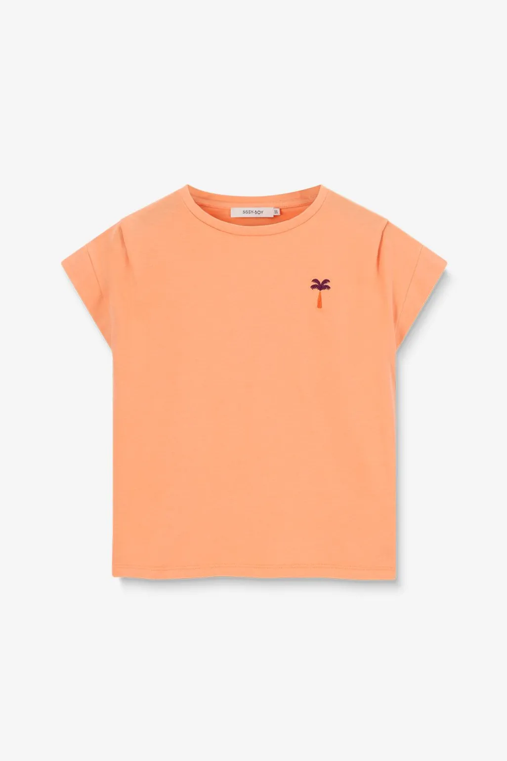 Lichtoranje T-shirt
