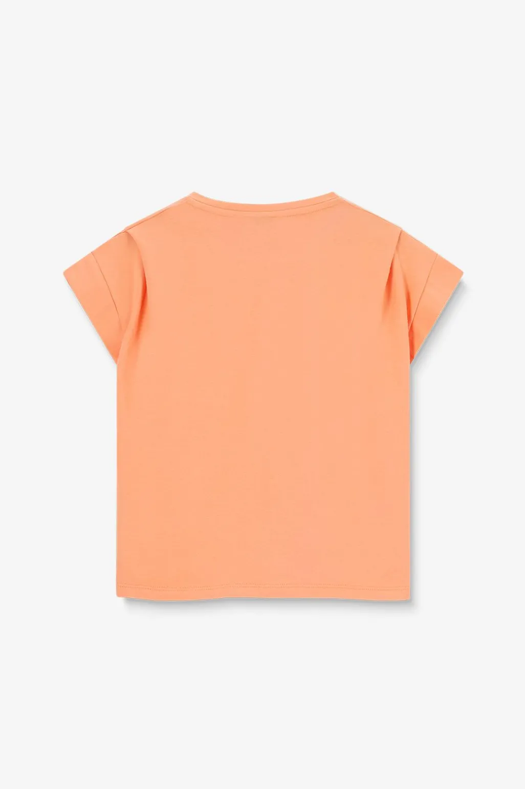 Lichtoranje T-shirt