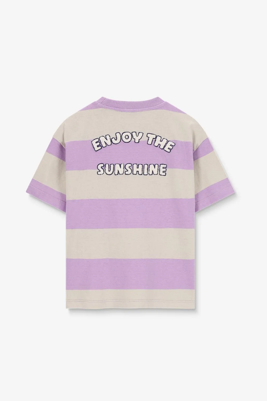 Lichtpaars gestreept T-shirt