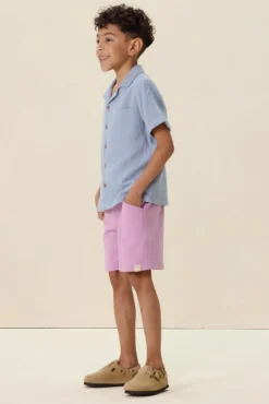 Lichtpaarse sweat shorts