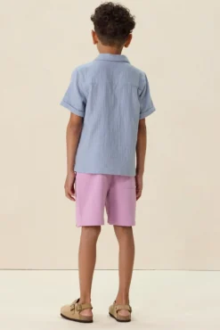 Lichtpaarse sweat shorts