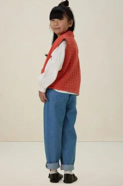 Lichtrood reversible gilet
