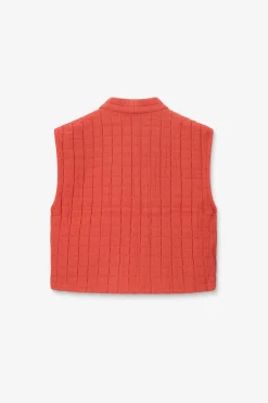 Lichtrood reversible gilet