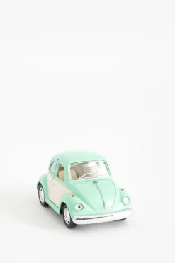 Metalen volkswagen beetle pastel lichtgroen