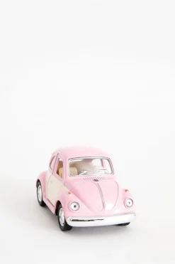 Metalen volkswagen beetle pastel roze