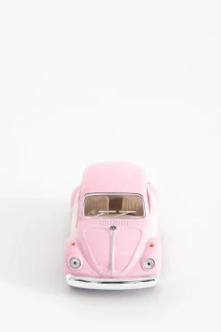 Metalen volkswagen beetle pastel roze