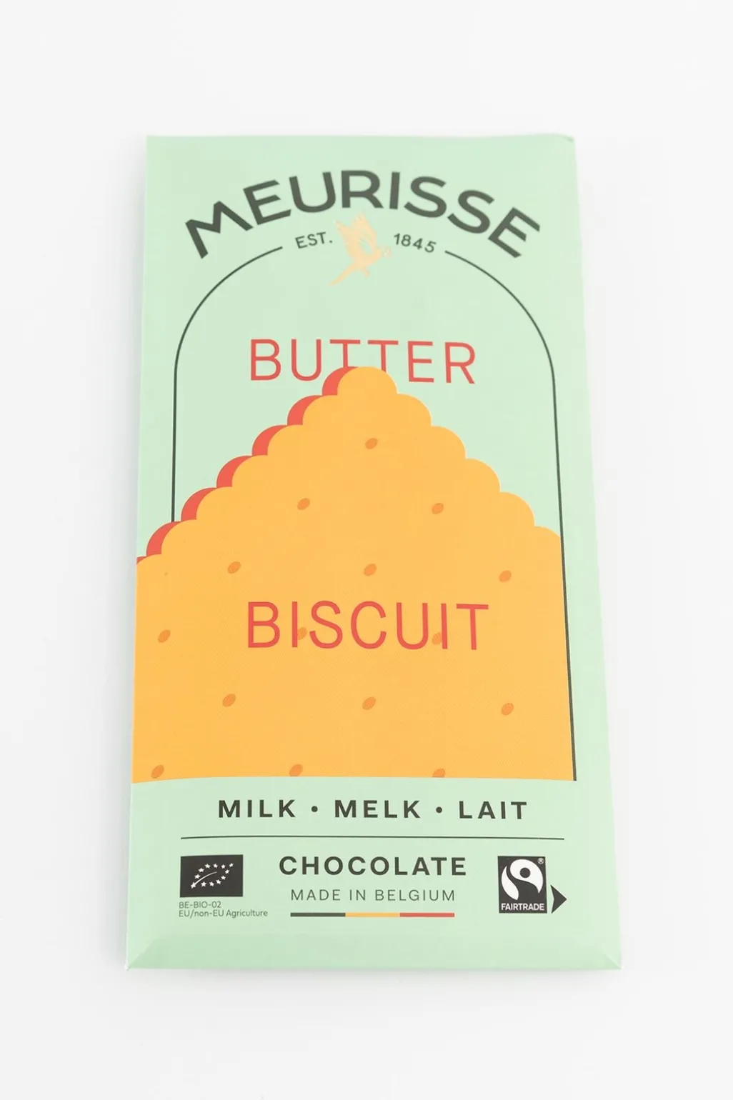 Meurisse chocoladereep melk Butter Biscuit