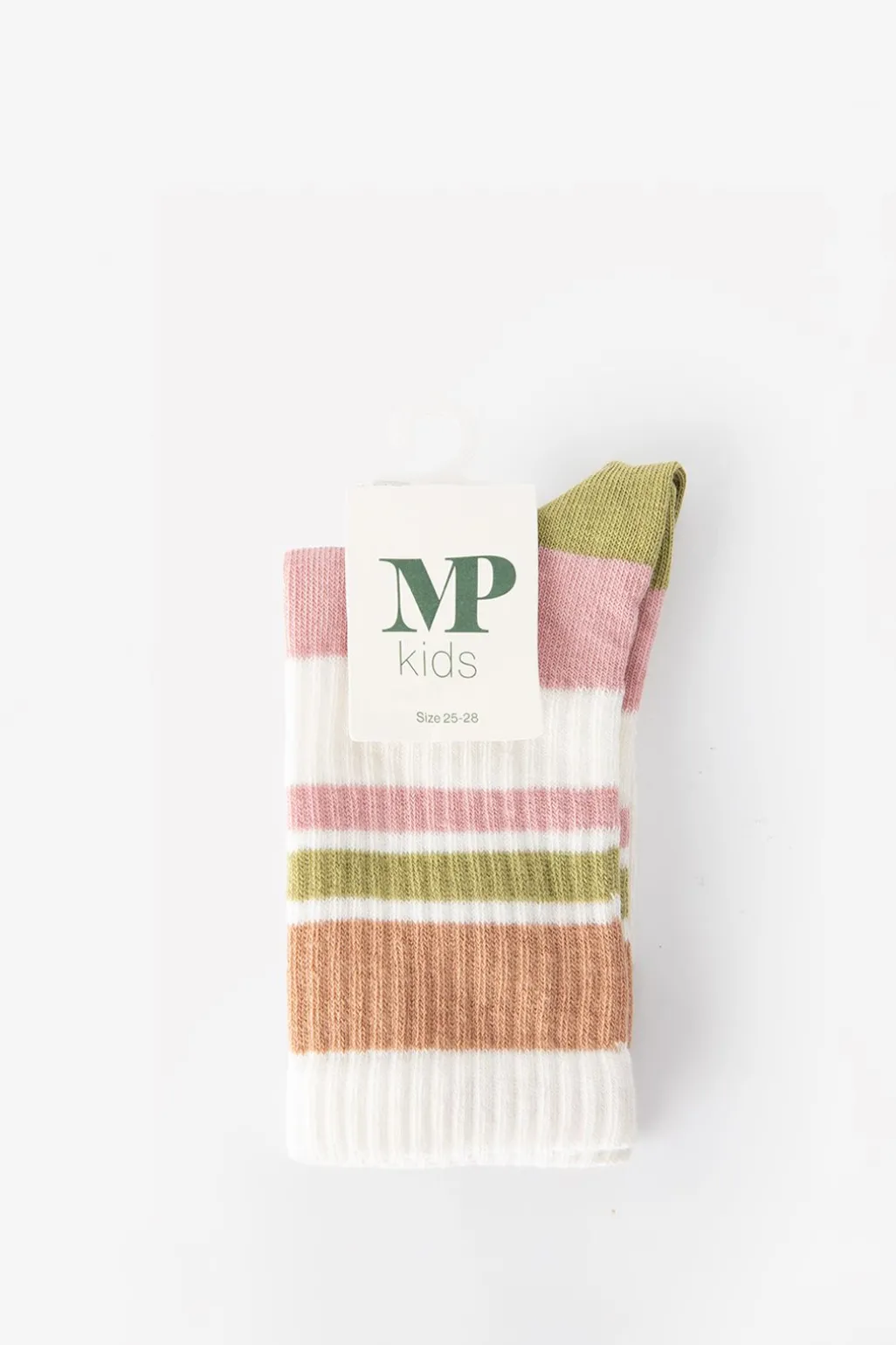 MP Denmark Roze colourblock sokken