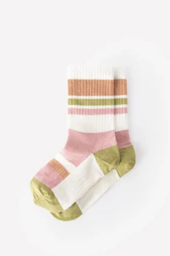 MP Denmark Roze colourblock sokken