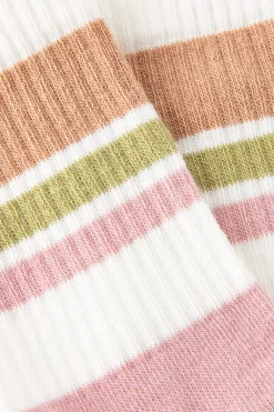 MP Denmark Roze colourblock sokken