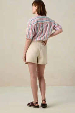 Multicolour gestreepte blouse