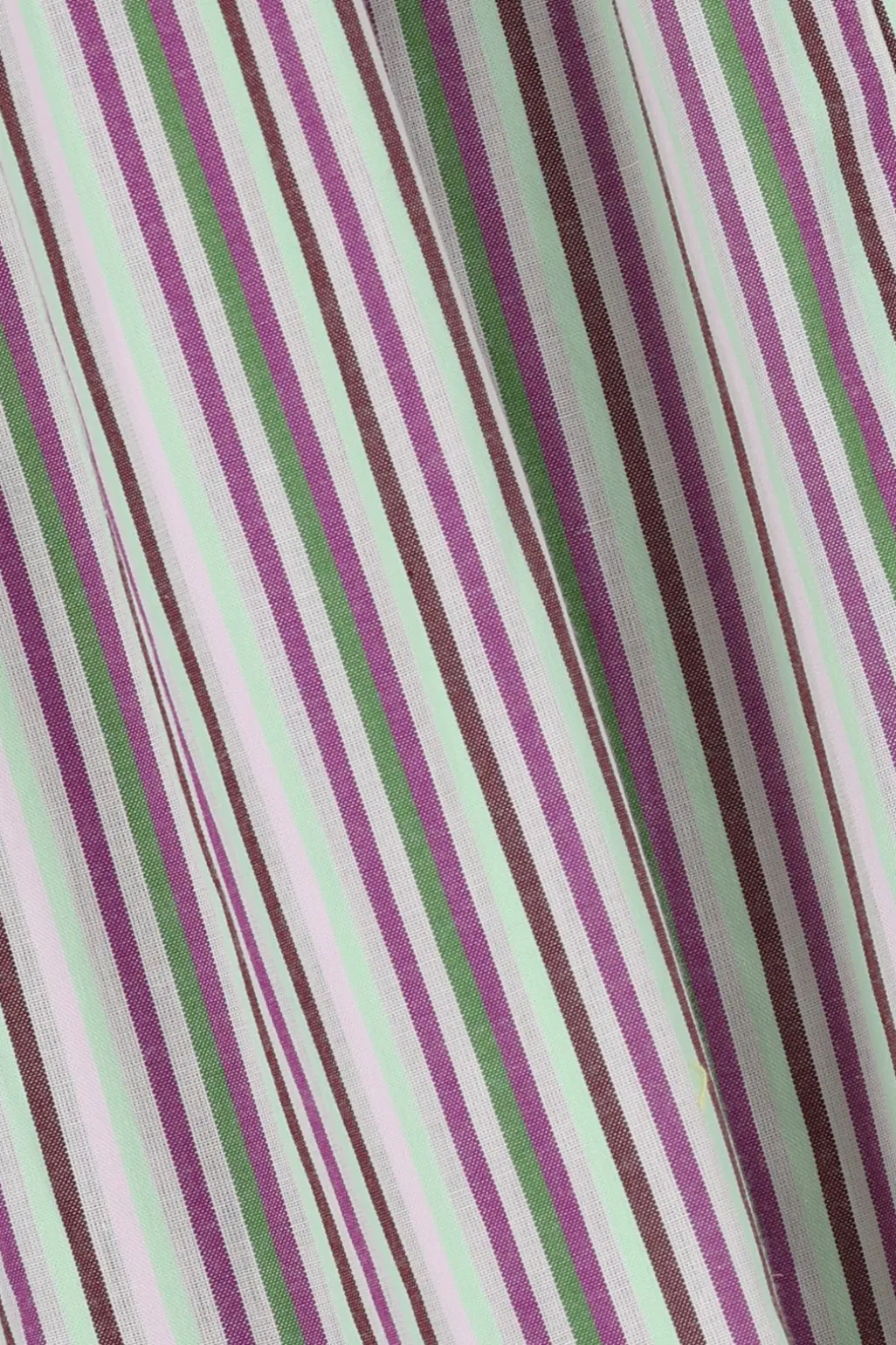 Multicolour gestreepte maxi jurk