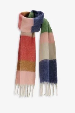 Multicolour gestreepte sjaal