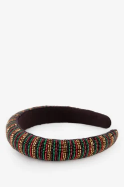 Multicolour haarband met kraaltjes